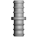 [25-0054] CONECTOR INTERMEDIO- UNION para caño ciego de 16mm