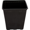 Maceta Cuadrada 9.7 Negro C990