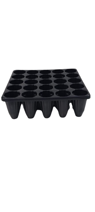 Bandeja 25 celdas negro std (C.70)