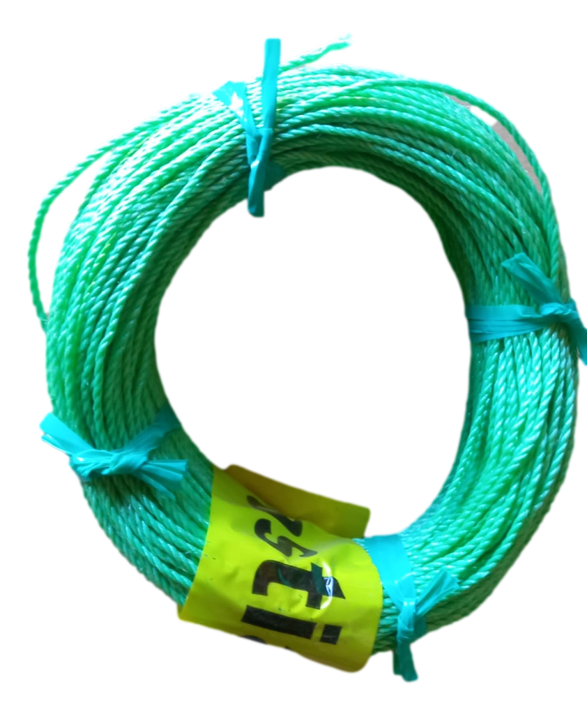 CUERDA VERDE CLARO 2mm X 100 MTS