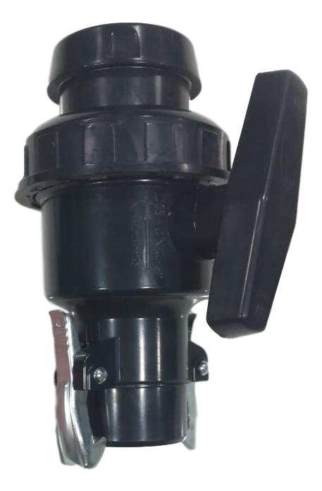 Valvula de linea con pestillo eco 63mm Riego por aspersion