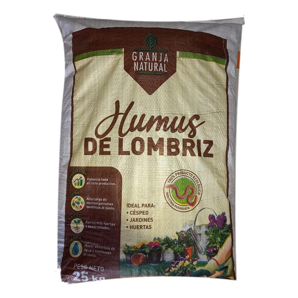 HUMUS DE LOMBRIZ HORTI - 25 KG - GRANJA NATURAL