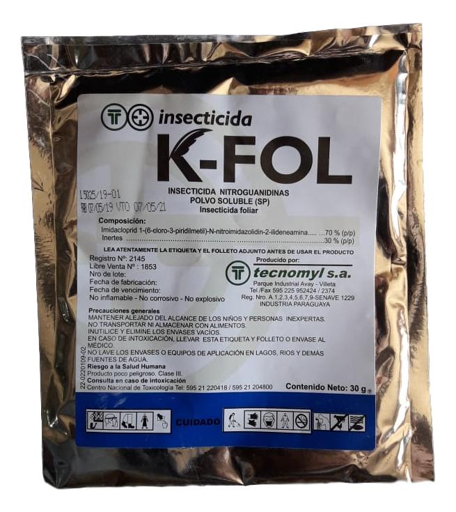 K-FOL x 30gr- Imidacloprid-INSECTICIDA