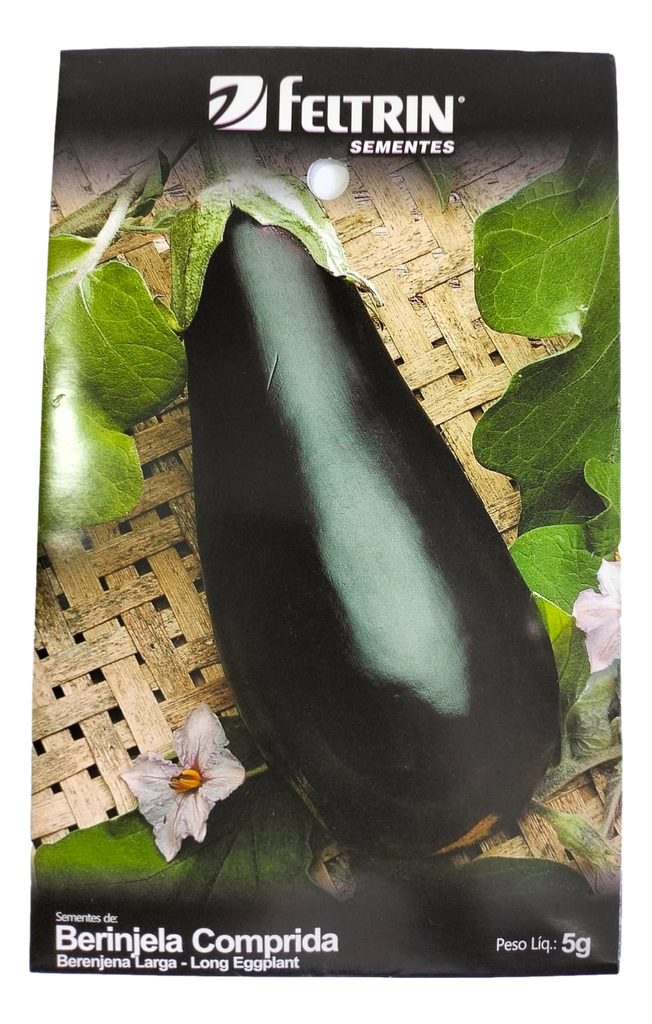 SEMI. BERENJENA COMPRIDA EMBU - 5GR - FELTRIN