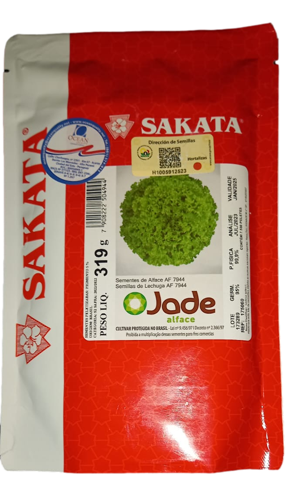 SEMILLA DE LECHUGA AF 7944 JADE CRESPA X 7500