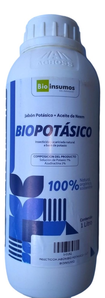 INSECTICIDA JABON BIO POTASICO - 1 LT - BIOINSUMO
