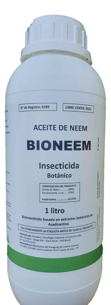 Aceite de Neem Bioneemx250ml