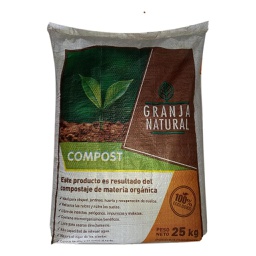 [37-0008] COMPOST ORGANICO - 25 KG - GRANJA NATURAL