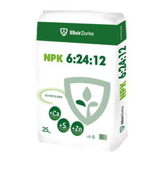 [27-0031] Elixir NPK 6-24-12 +Ca 2% + S 5% + Zn 0.05% MONOGRAMO X25KG