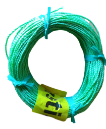 [21-0012] CUERDA VERDE CLARO 2mm X 100 MTS